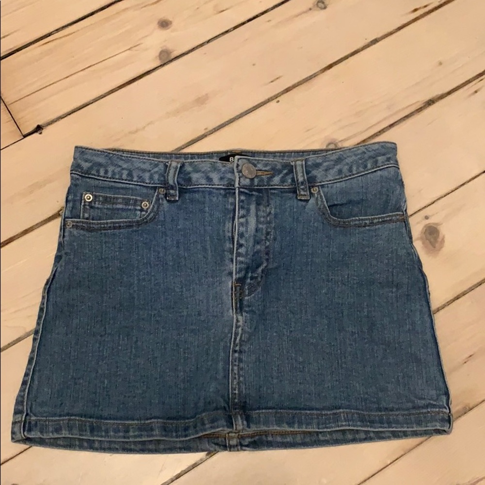 BDG Medium Wash Mini Skirt